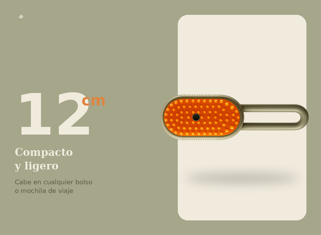 Cepillo para mascotas 3 en 1